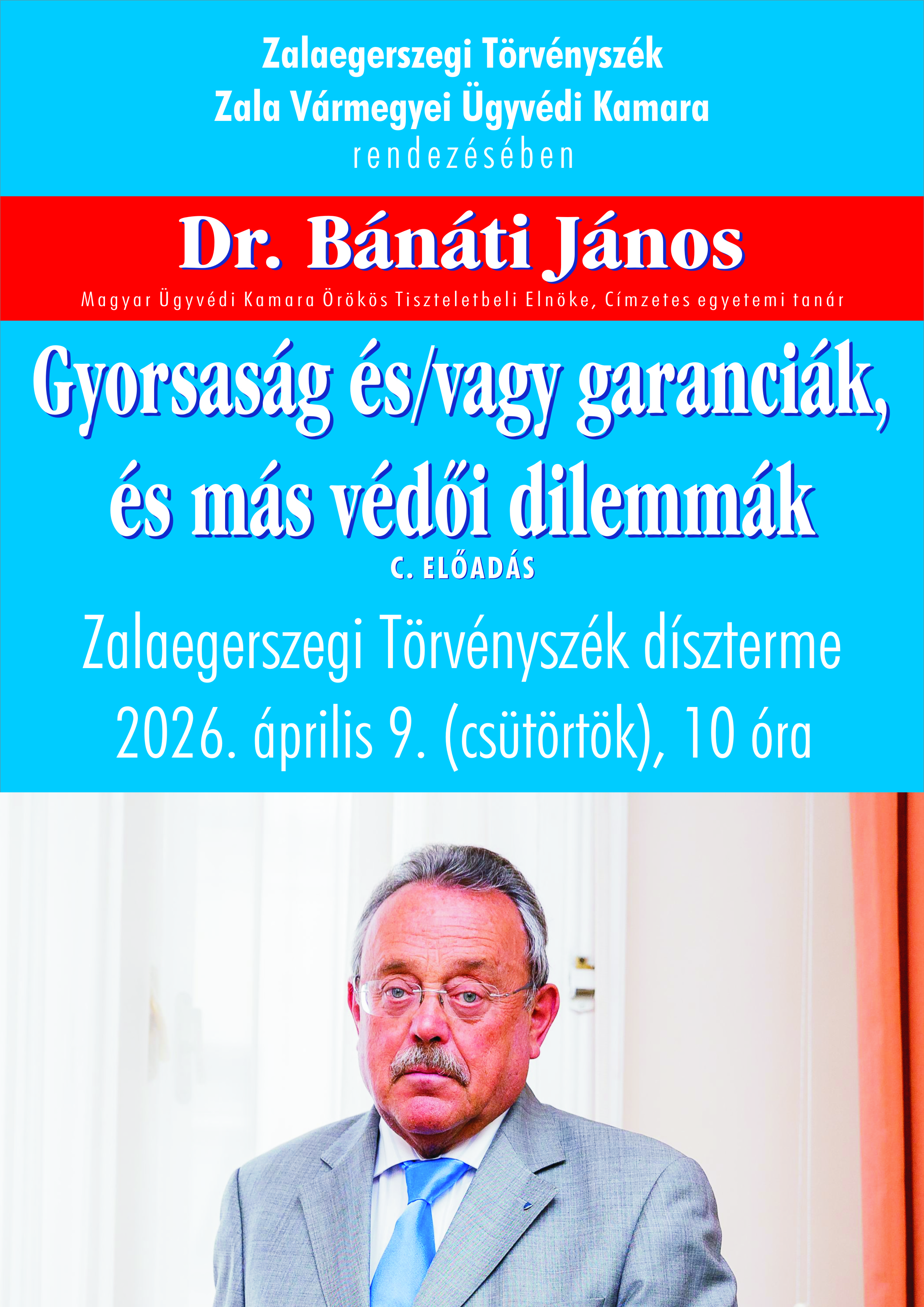 dr. B&aacute;n&aacute;ti J&aacute;nos előad&aacute;sa